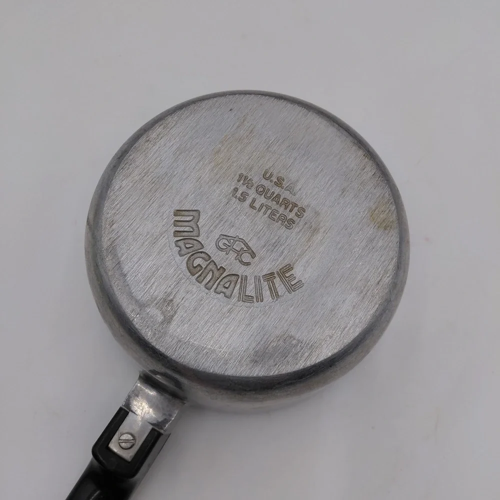 Vtg Magnalite Professional GHC 1.5 Qt Aluminum Saucepan No Lid Kitchen Cooking
